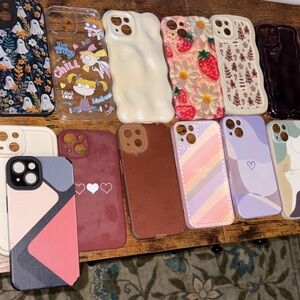 Stylish Multicolor Phone Case Set